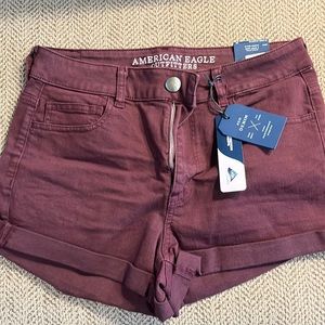 America Eagle - High Rise Shortie Size 10